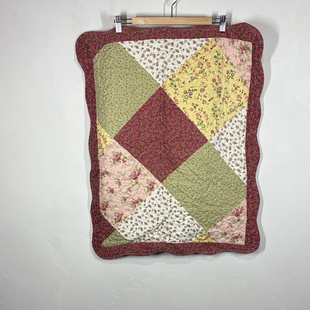 Smiling Home Floral Patchwork Pillowcase Sham